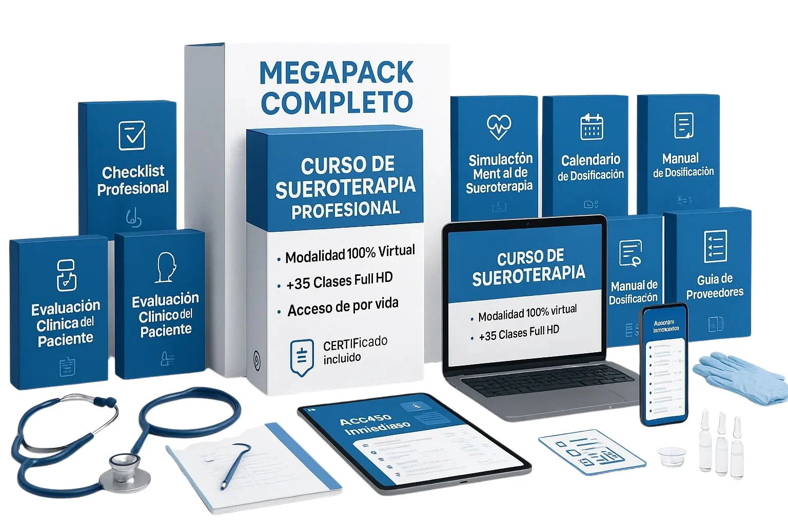 Curso de Sueroterapia + 8 bonos